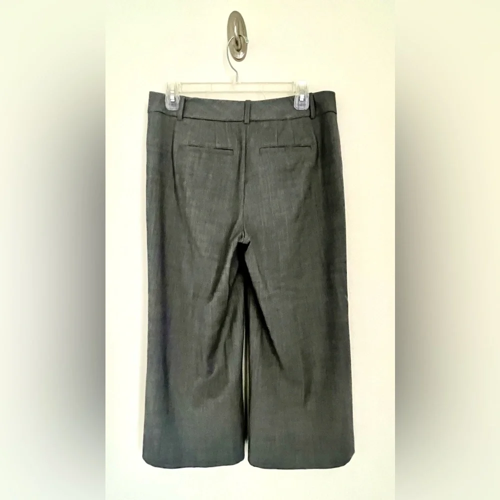 WHITE HOUSE BLACK MARKET Nell Gray Cropped Career Work Style Pant Size 4 EUC - Picture 3 of 11